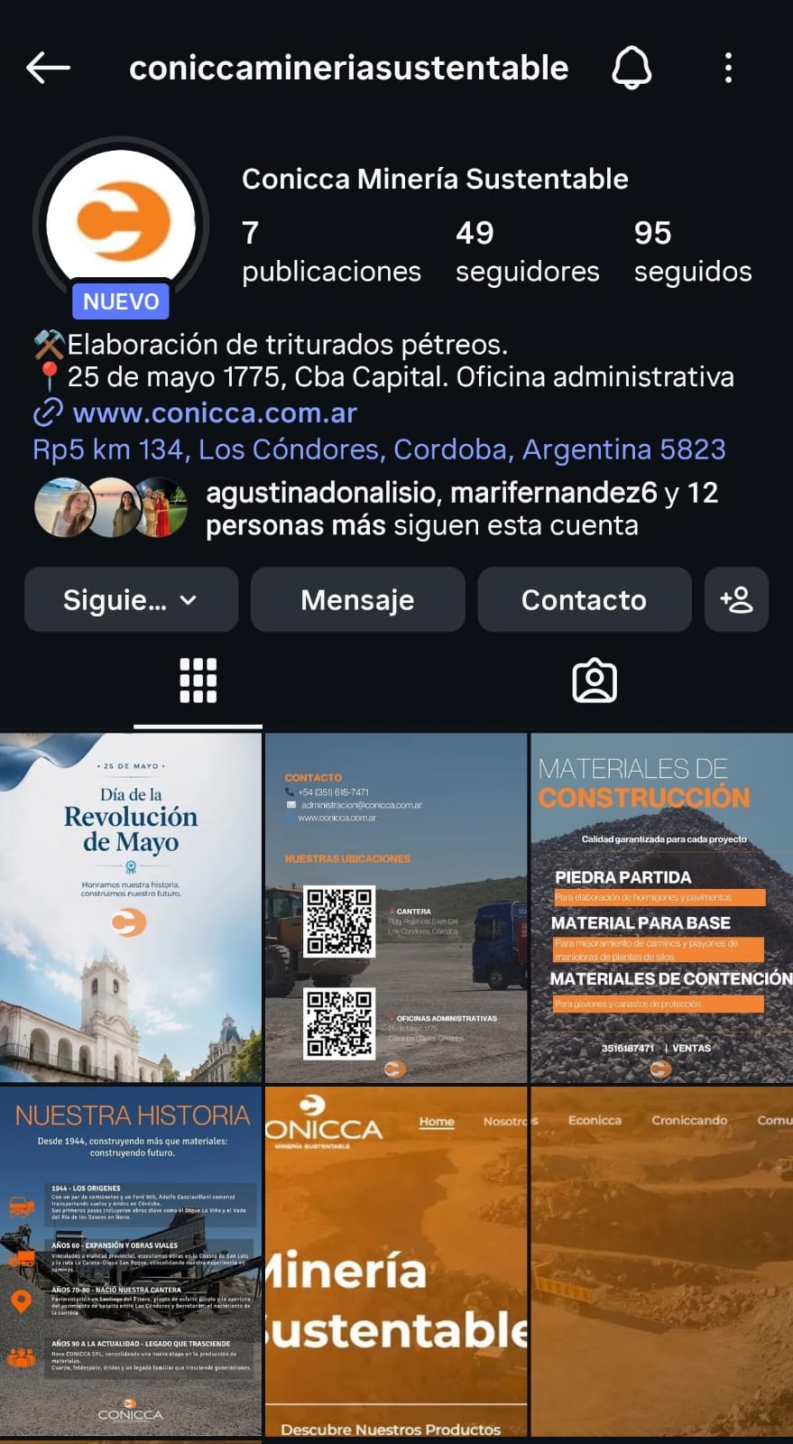 ¡Sumate a nuestro Instagram!
